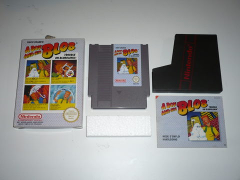 Photo du jeu A Boy and his Blob: Trouble in Blobolonia sur Nintendo Entertainment System (NES).