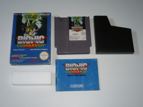Photo du jeu Bionic Commando sur Nintendo Entertainment System (NES).