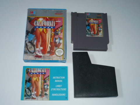 Photo du jeu California Games sur Nintendo Entertainment System (NES).