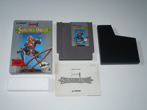 Photo du jeu Castlevania 2: Simon's Quest sur Nintendo Entertainment System (NES).