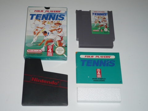 Photo du jeu Four Players' Tennis sur Nintendo Entertainment System (NES).
