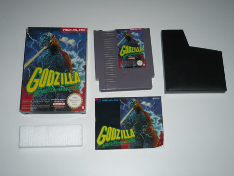 Photo du jeu Godzilla sur Nintendo Entertainment System (NES).