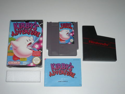 Photo du jeu Kirby's Adventure sur Nintendo Entertainment System (NES).