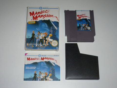 Photo du jeu Maniac Mansion sur Nintendo Entertainment System (NES).