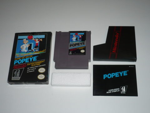 Photo du jeu Popeye sur Nintendo Entertainment System (NES).