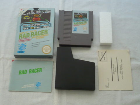 Photo du jeu Rad Racer sur Nintendo Entertainment System (NES).