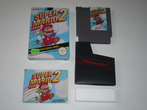 Photo du jeu Super Mario Bros. 2 sur Nintendo Entertainment System (NES).