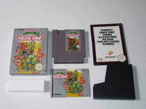 Photo du jeu Teenage Mutant Hero Turtles 2: The Arcade Game sur Nintendo Entertainment System (NES).