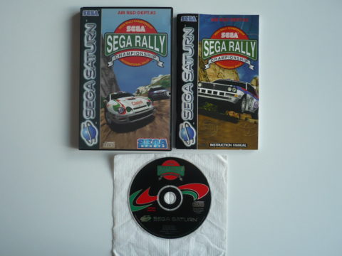 Photo du jeu Sega Rally Championship sur Saturn PAL.
