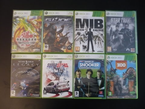 Lot de jeux Xbox 360