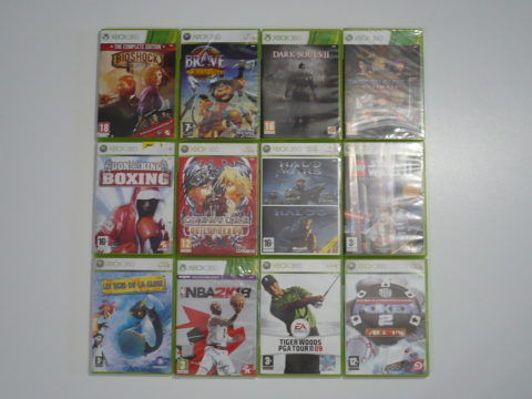 Lot de 12 jeux Xbox 360
