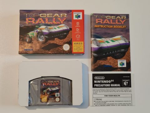 Top Gear Raly sur Nintendo 64 en version asiatique.