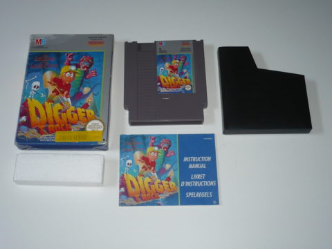 Photo du jeu Digger T. Rock: The Legend Of The Lost City sur Nintendo Entertainment System (NES).