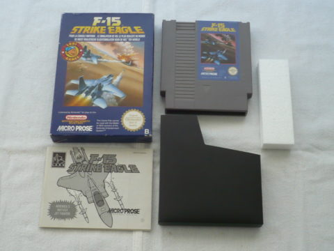 Photo du jeu F-15 Strike Eagle sur Nintendo Entertainment System (NES).