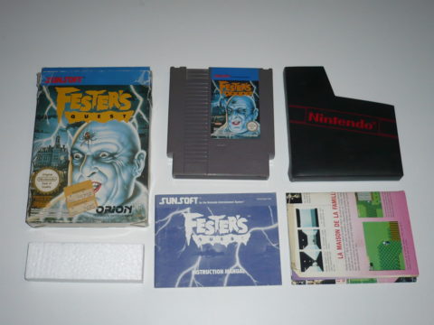 Photo du jeu Fester's Quest sur Nintendo Entertainment System (NES).