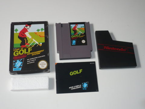 Photo du jeu Golf sur Nintendo Entertainment System (NES).