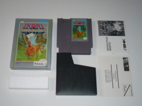 Photo du jeu Ikari Warriors sur Nintendo Entertainment System (NES).