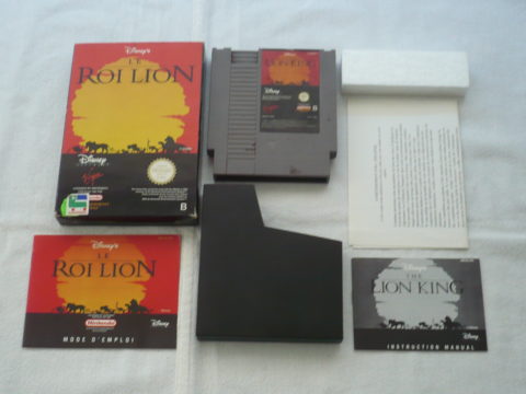 Photo du jeu Le Roi Lion sur Nintendo Entertainment System (NES).