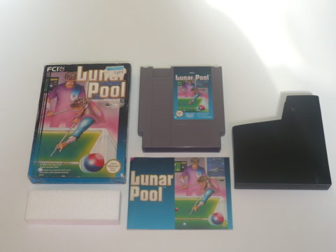 Photo du jeu Lunar Pool sur Nintendo Entertainment System (NES).