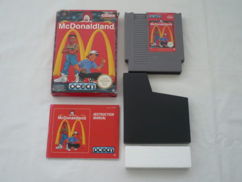 Photo du jeu McDonaldland sur Nintendo Entertainment System (NES).
