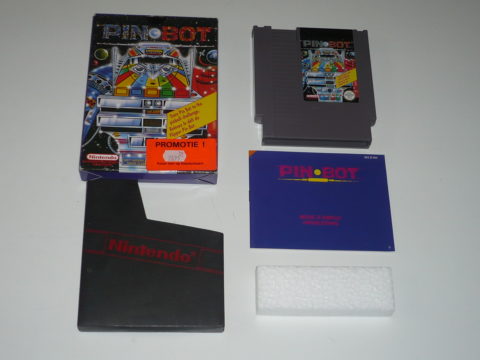Photo du jeu Pin-Bot sur Nintendo Entertainment System (NES).