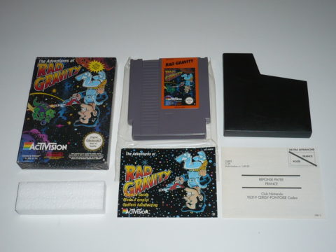 Photo du jeu Rad Gravity sur Nintendo Entertainment System (NES).