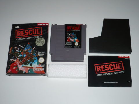 Photo du jeu Rescue: The Embassy Mission sur Nintendo Entertainment System (NES).