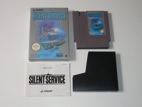 Photo du jeu Silent Service sur Nintendo Entertainment System (NES).