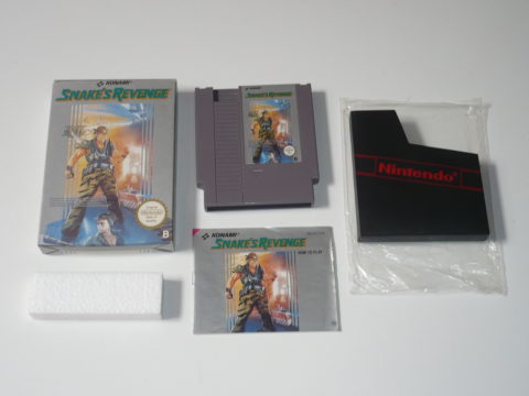 Photo du jeu Snake's Revenge sur Nintendo Entertainment System (NES).