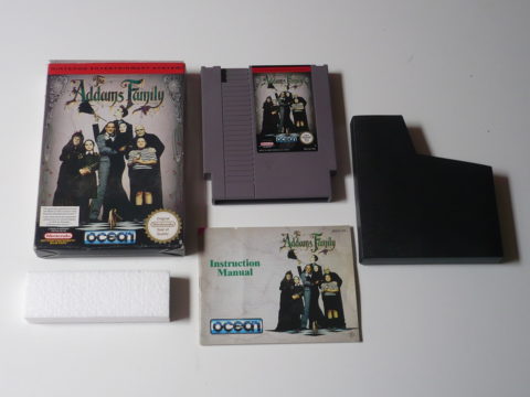 Photo du jeu The Addams Family sur Nintendo Entertainment System (NES).