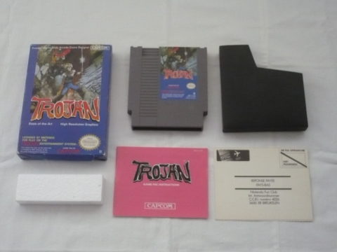 Photo du jeu Trojan sur Nintendo Entertainment System (NES).