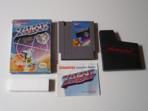 Photo du jeu Xevious sur Nintendo Entertainment System (NES).