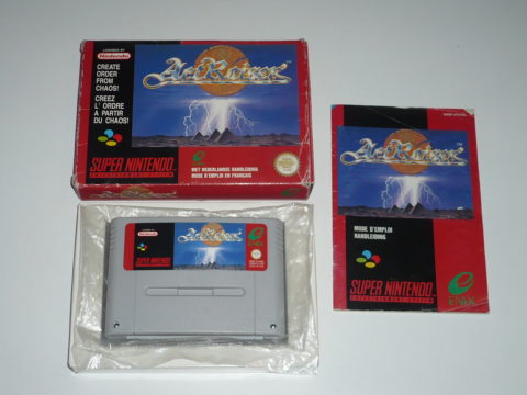 Photo du jeu Actraiser sur Super Nintendo (PAL).