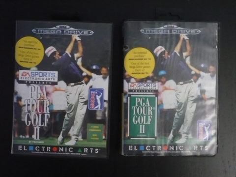 Comparaison des deux versions de PGA Tour Golf II sur Megadrive.