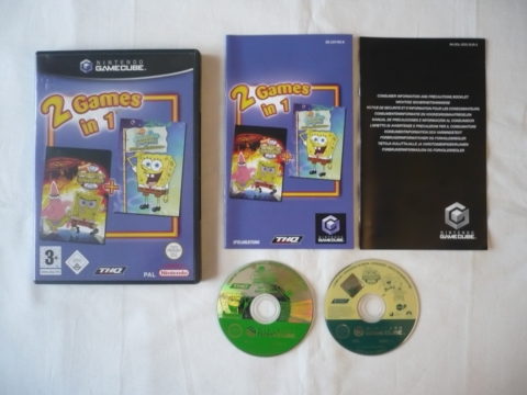 Photo du jeu 2 Games in 1: Der Spongebob Schwammkopf Film + Spongebob Squarepants: Battle for Bikini Bottom sur GameCube