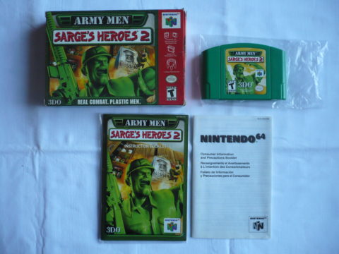 Photo du jeu Army Men: Sarge's Heroes 2 sur Nintendo 64 (version américaine)