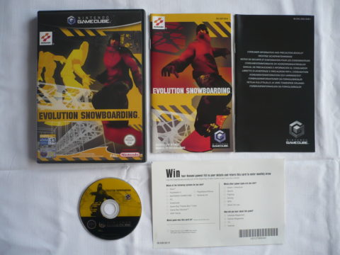 Photo du jeu Evolution Snowboarding sur GameCube PAL.