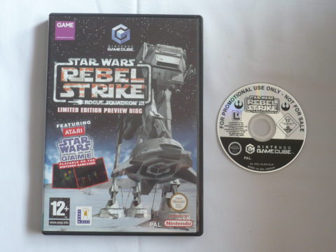 Photo du jeu Star Wars: Rogue Squadron 3: Rebel Strike - Limited Edition Preview Disc sur GameCube PAL.