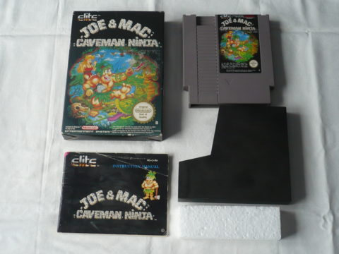 Photo du jeu Joe & Mac: Caveman Ninja sur Nintendo Entertainment System (NES).