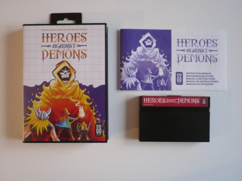 Photo du jeu Heroes Against Demons sur Master System.