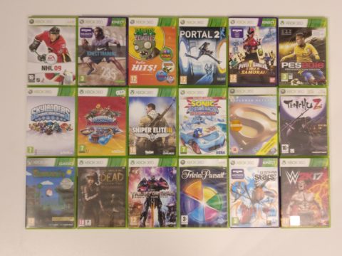 Deuxième partie du lot de jeux Xbox 360 acheté en novembre 2020.