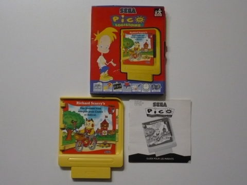 Jeu Richard Scarry's Une Journée bien remplie pour Cassis et Asticot sur Sega Pico.