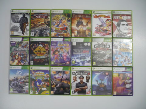 Une série de 18 jeux Xbox 360