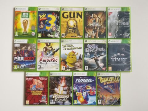 Les jeux Xbox 360 achetés en septembre 2022.