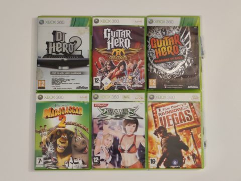 Six jeux Xbox 360