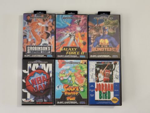 Six jeux Megadrive d'un coup!