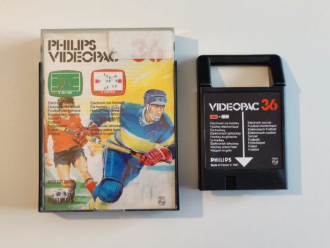 36 - Electronic Soccer - Electronic Ice Hockey sur Videopac